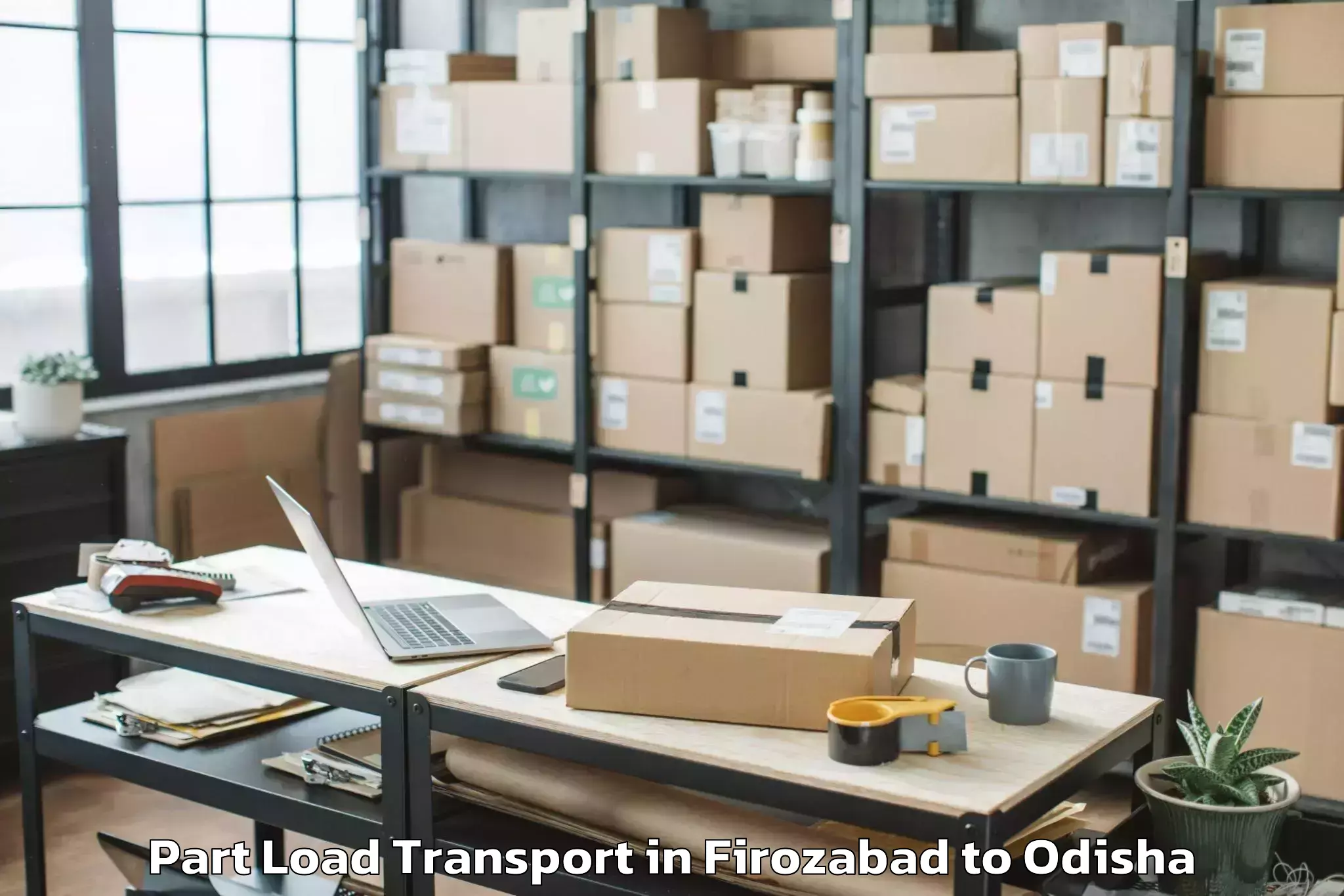 Book Your Firozabad to Begunia Part Load Transport Today